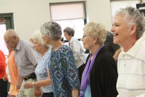 Seniors dancing