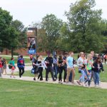 SWIC main campus students on quad