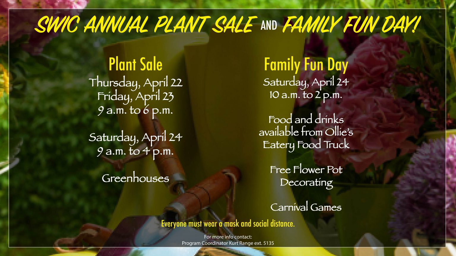 Celebrate Spring with the SWIC Plant Sale and Family Fun Day in April