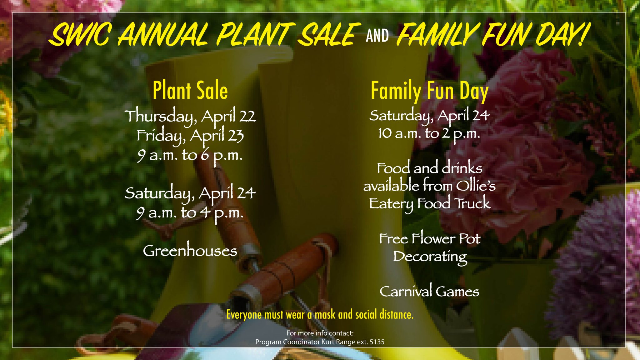 Celebrate Spring with the SWIC Plant Sale and Family Fun Day in April