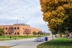 Belleville Campus Quad in Fall