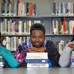 Students in Belleville Campus Library