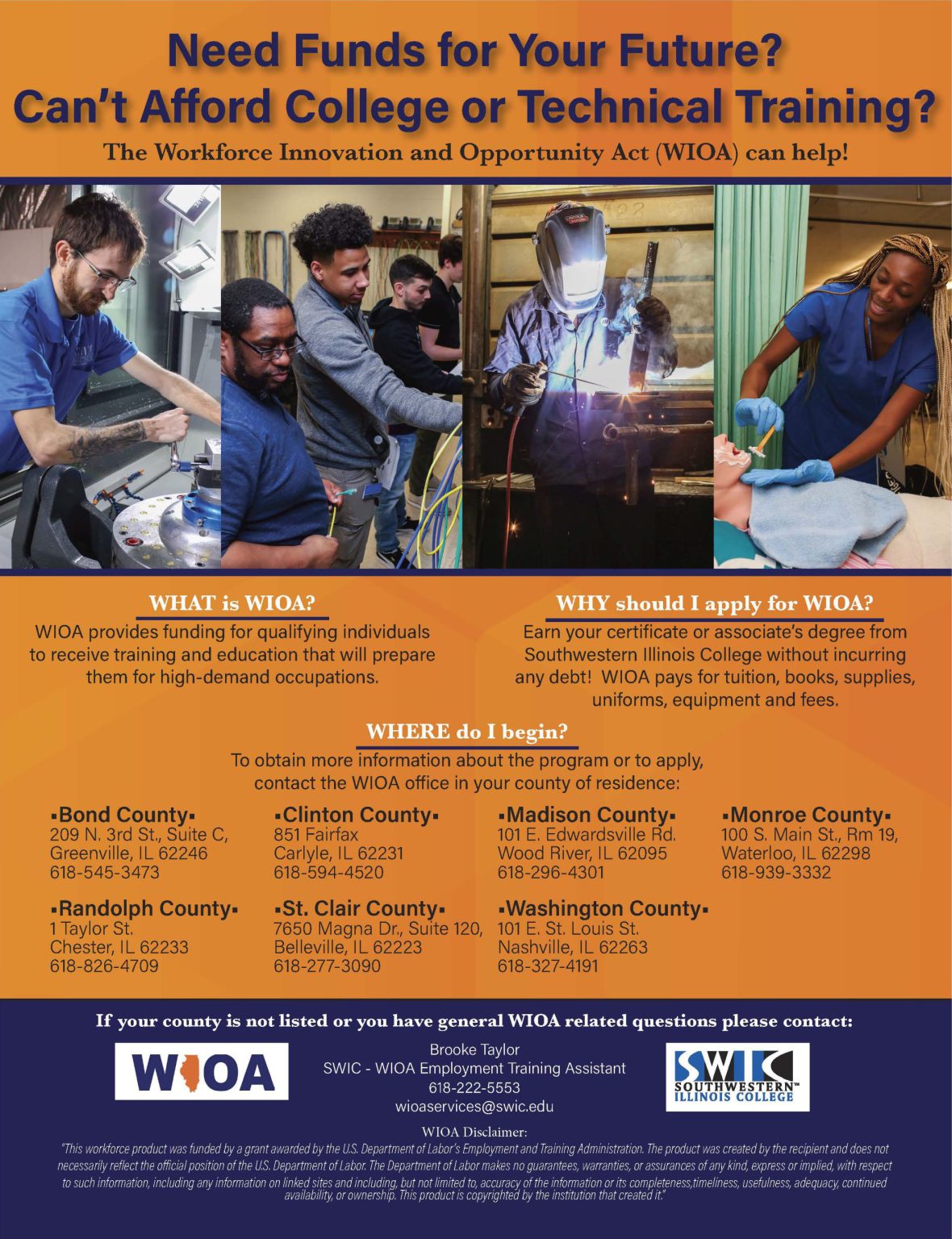 The Workforce Innovation and Opportunity Act (WIOA) Southwestern