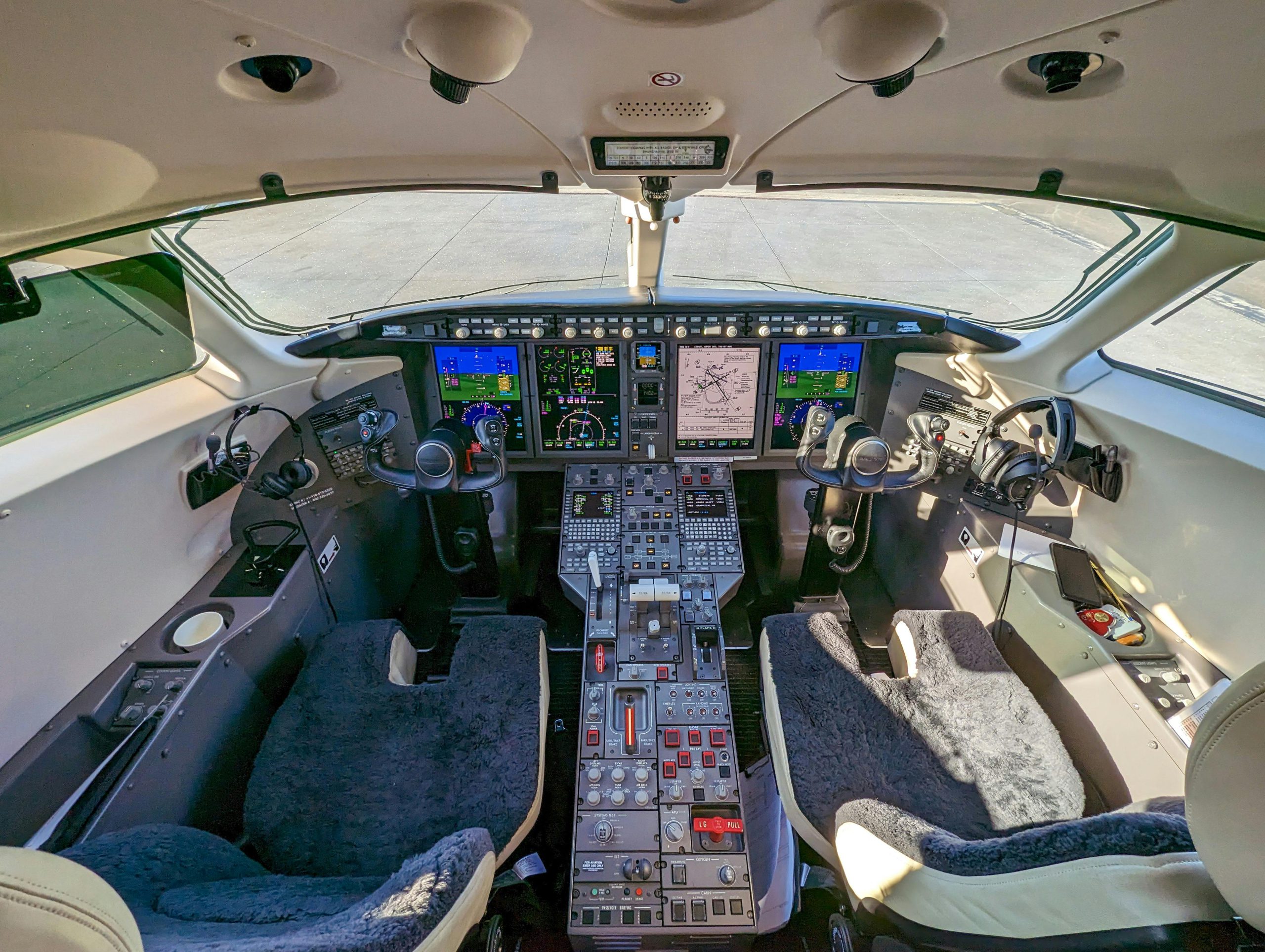 Cockpit, control panel